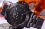 Luminor Panerai GMT CERAMIC Black Plated Steel Case Replica Watch